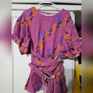 Marvel Black Panther Tie Blouse